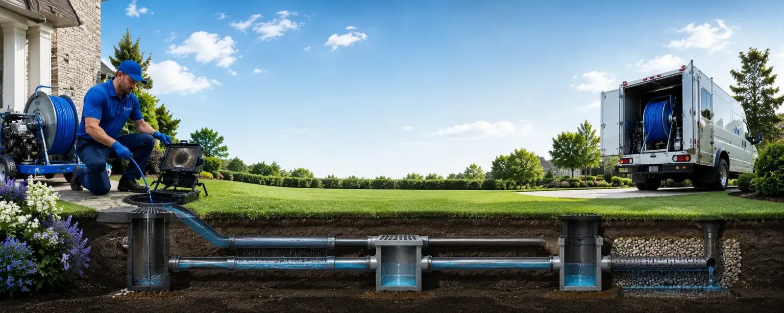 Outdoor drain cleaning information for Clayton, OH